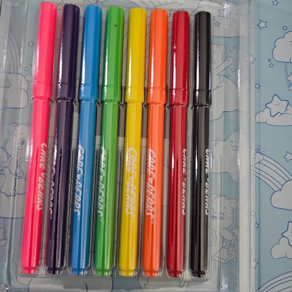 Care Bears Unlock the Magic Color‎ My Life Art Journal Set Markers Stickers NEW - Picture 3 of 6